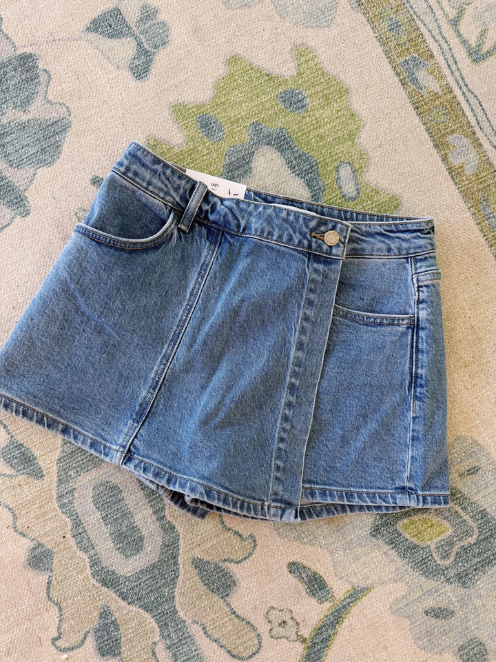 Vervet High Rise Wrap Skort