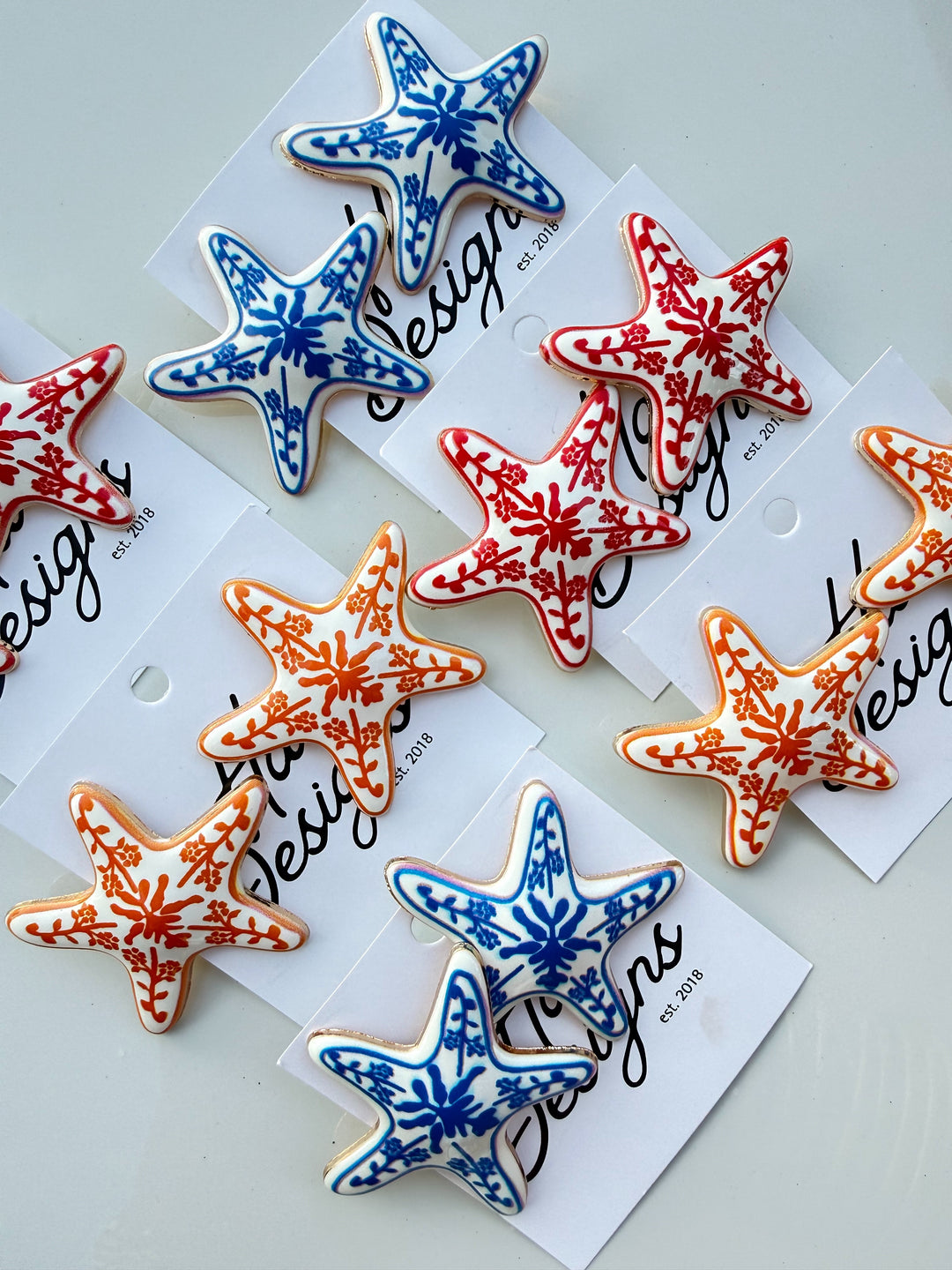 Starfish Social Earrings