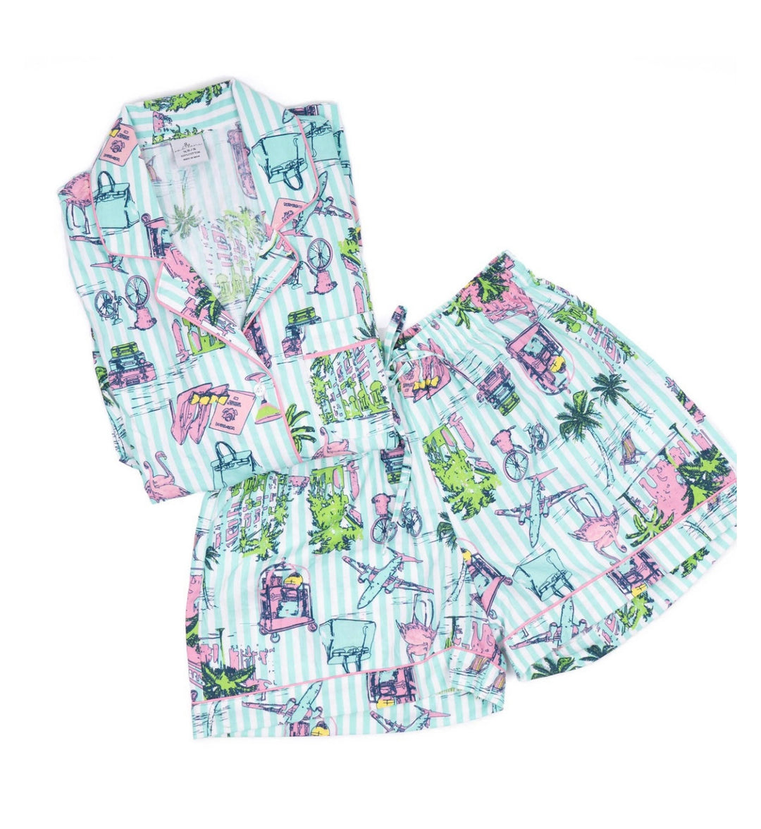The Palm Escape Pajama Set
