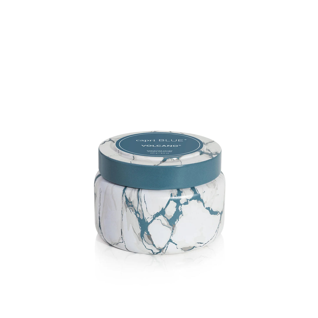 Volcano Modern Marble Travel Tin