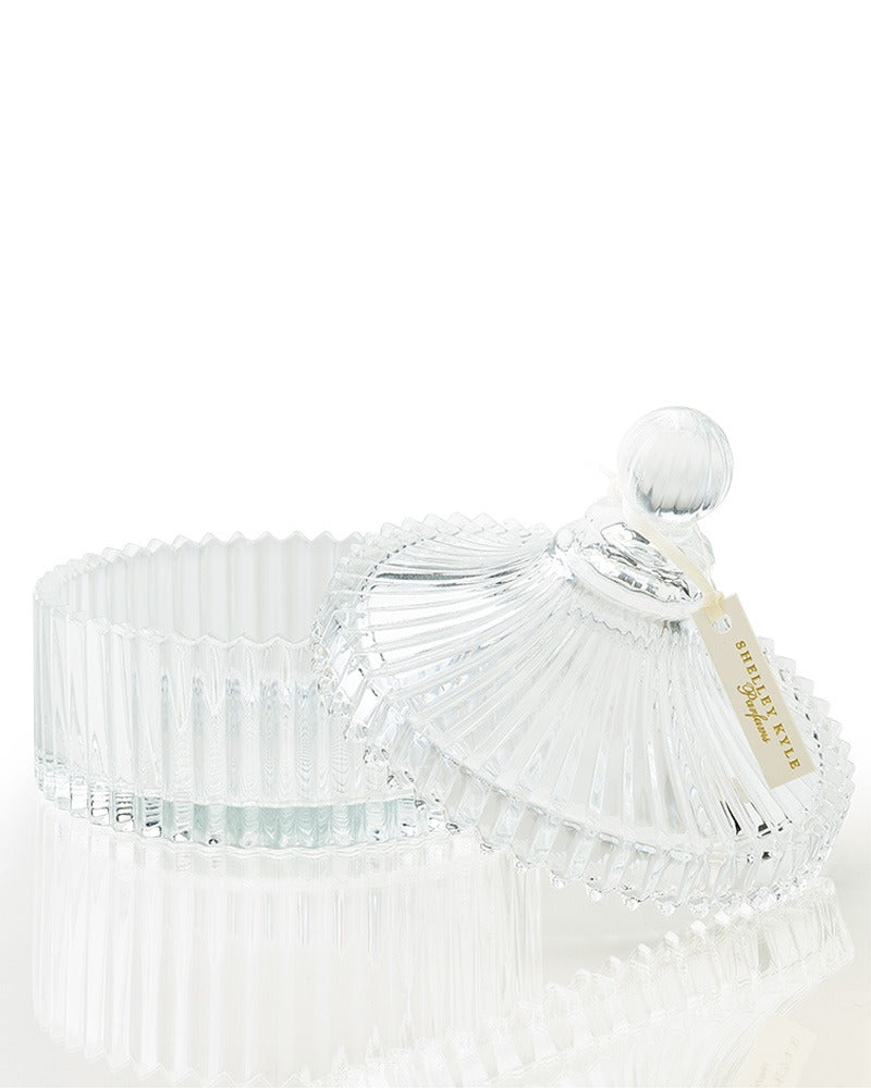 Crystal Puff Dish