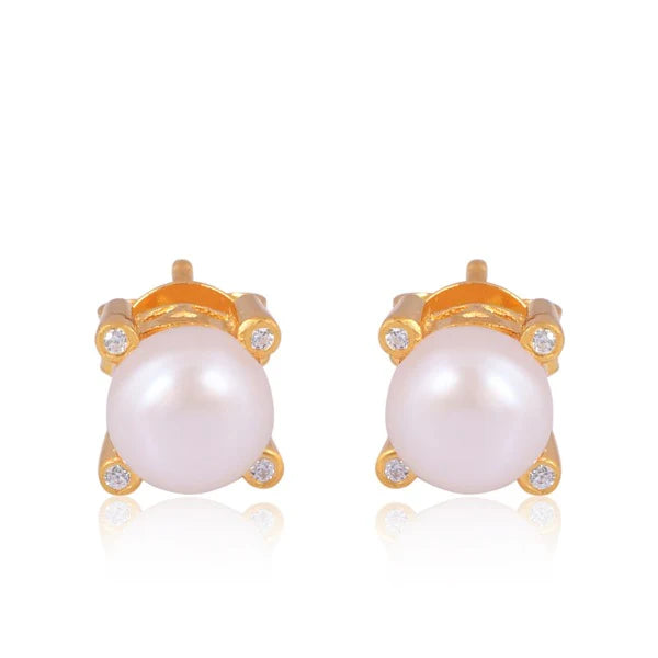 Palmer Pearl Studs | TATUM JAMES DESIGNS
