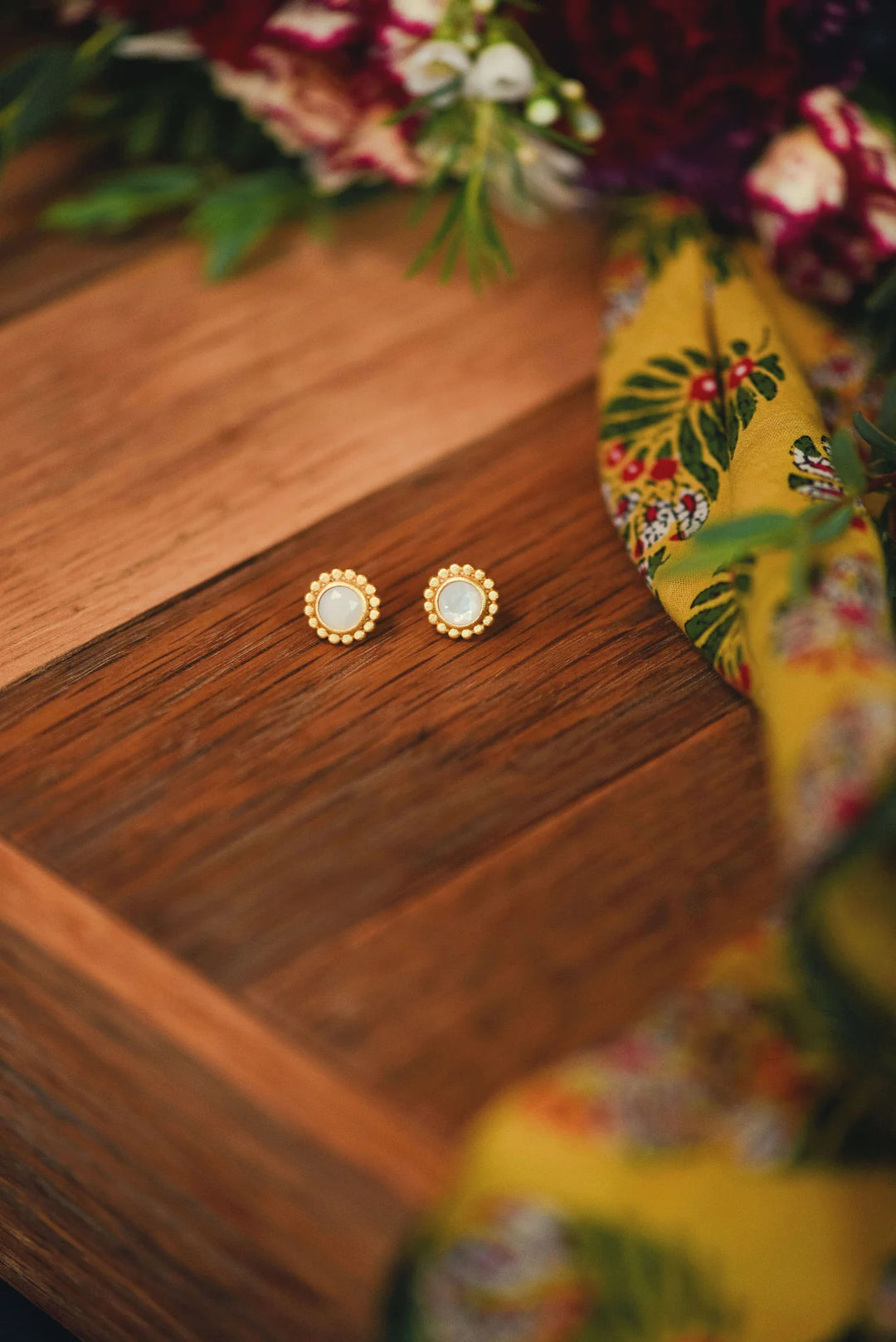 Savannah Studs Pearl | TATUM JAMES DESIGNS