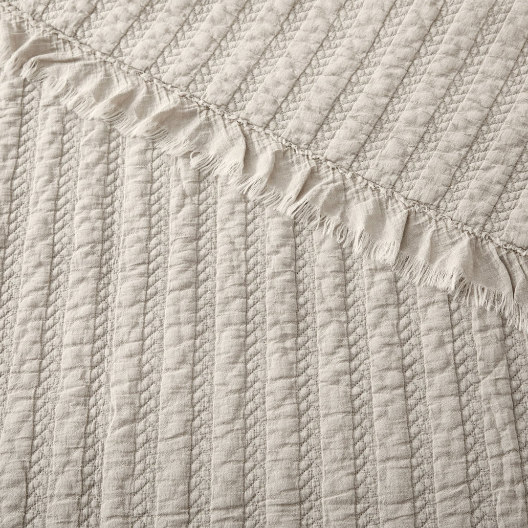 Wilhelmina Natural Quilt Set