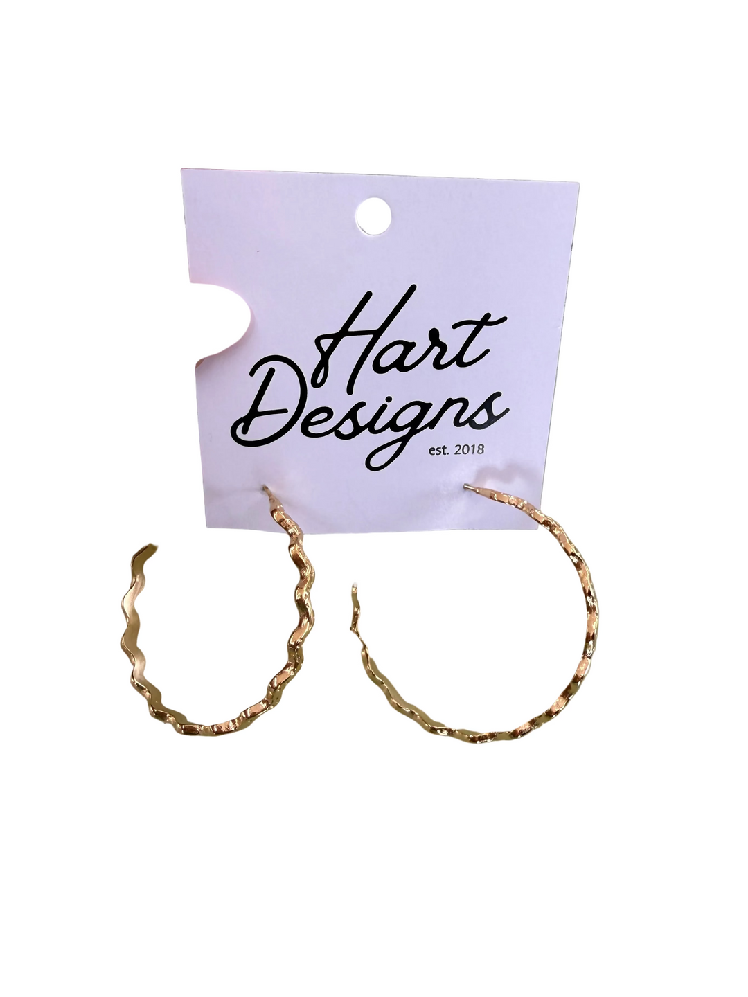 The Golden Waves Hoops | HART DESIGNS