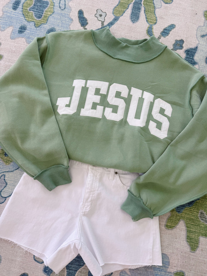 Jesus Mock Neck