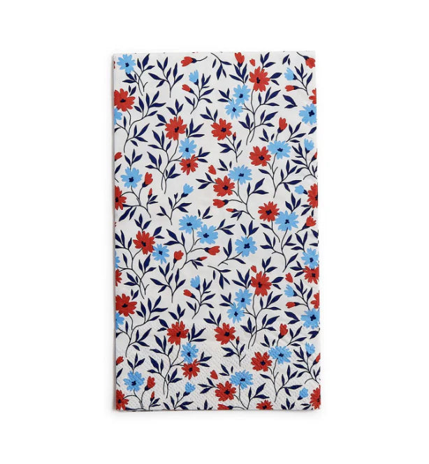 Patriotic Flower Napkins