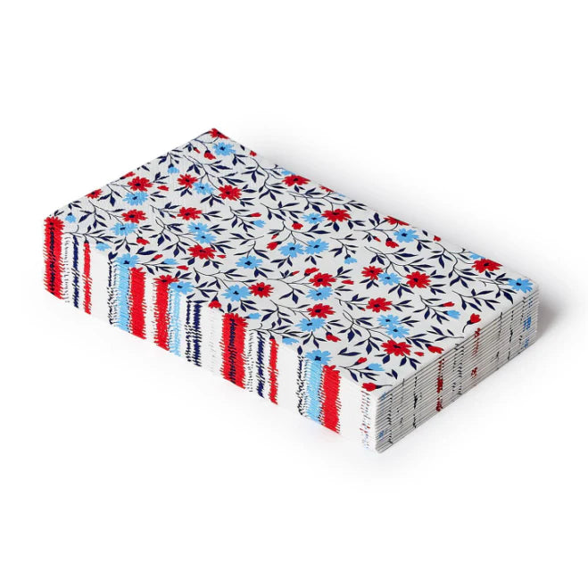 Patriotic Flower Napkins
