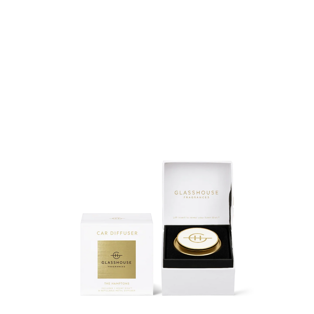 Car Diffuser | The Hamptons | Glasshouse Fragrances
