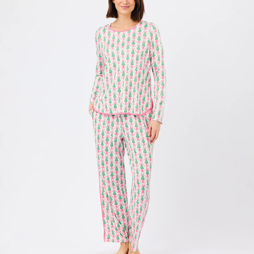 PJ Melody LSLP Winter PInes Pink