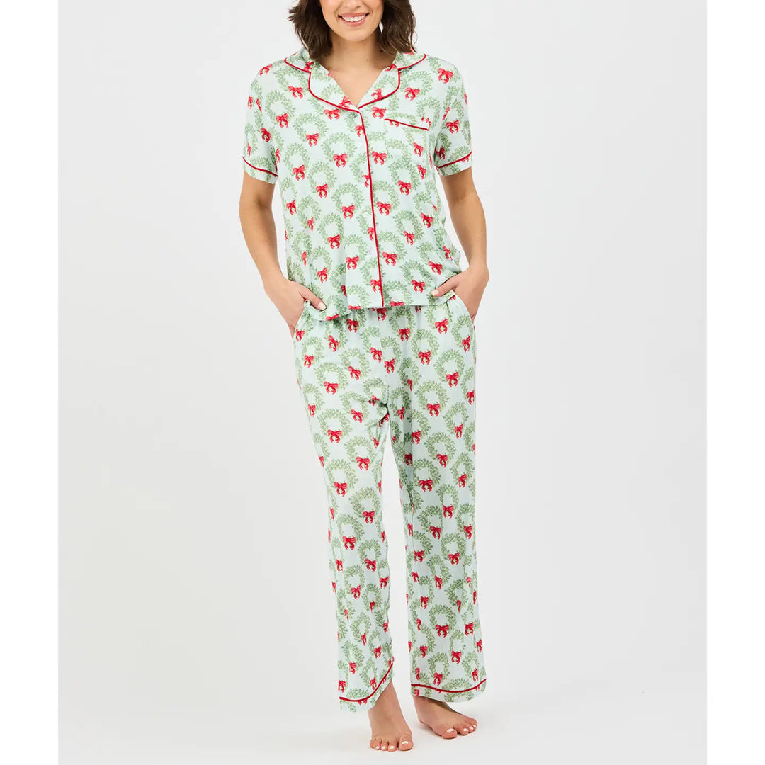 Pj Charlotte Sslp Wreath &amp; Ribbon