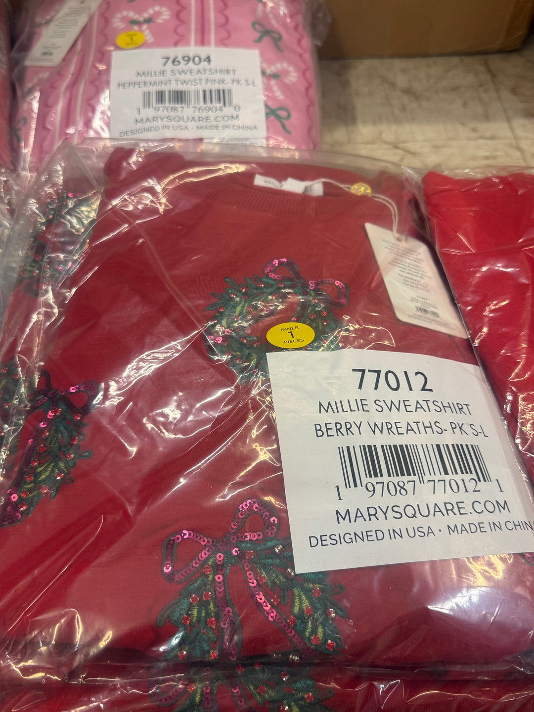 MILLIE SWEATSHIRT BERRY WEATHS