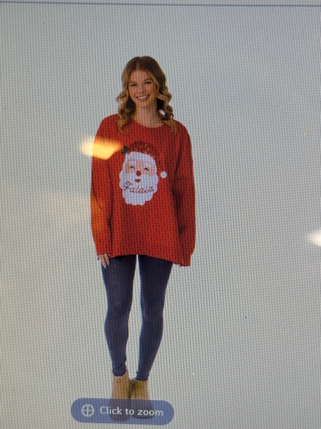 SANTA SPARKLE SWEATSHIRT
