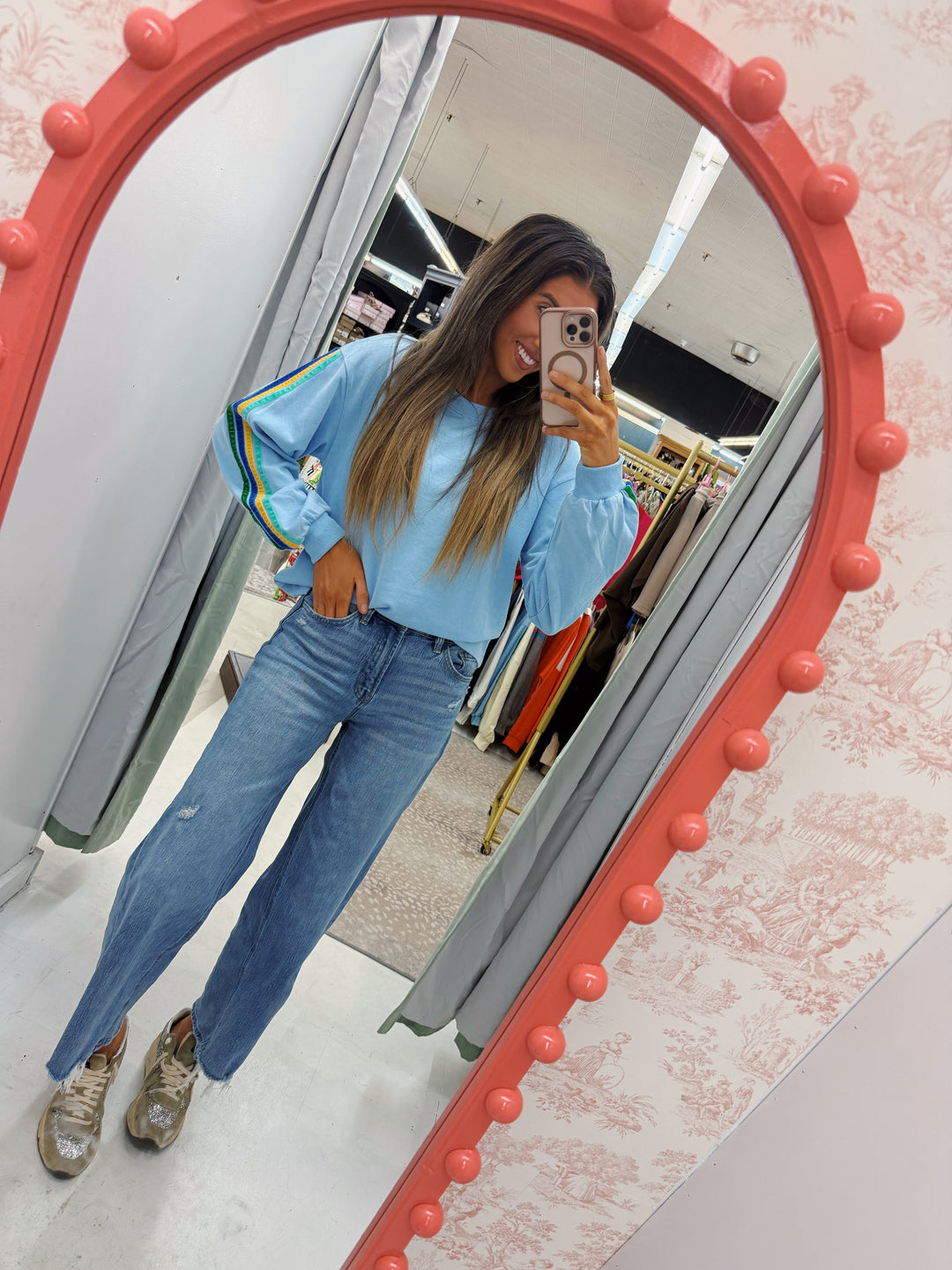 Blue Stripe Sweater