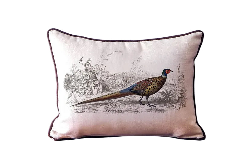 EUROPEAN PHEASANT PILLOW