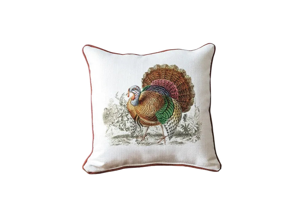 VINTAGE TURKEY PILLOW