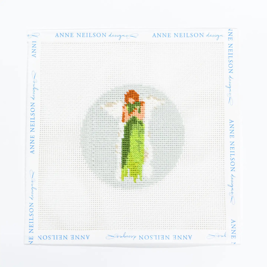 Green Angel Beginner Needlepoint Kit