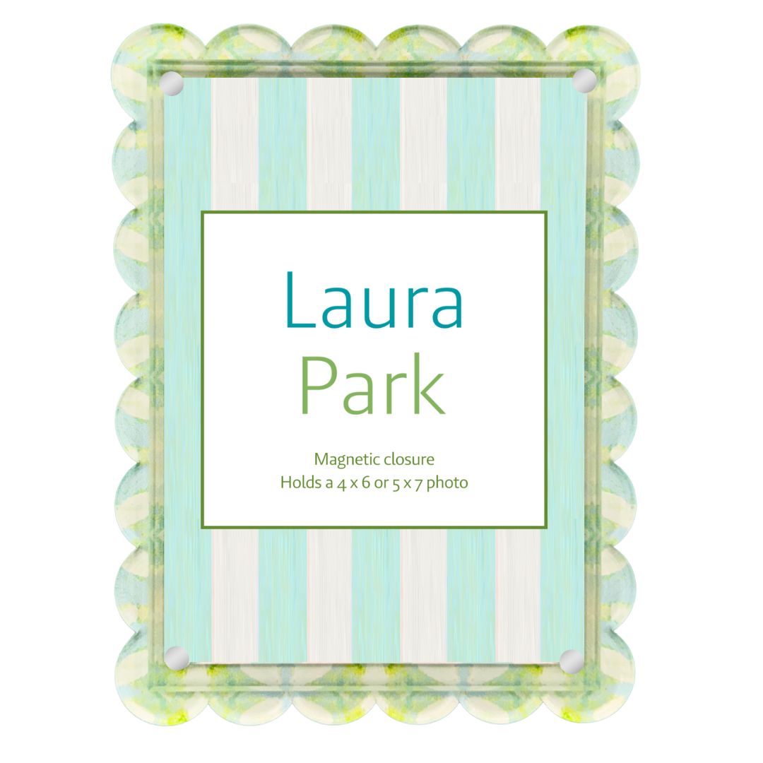 LAURA PARK | Elephant Falls Scalloped Picture Frame