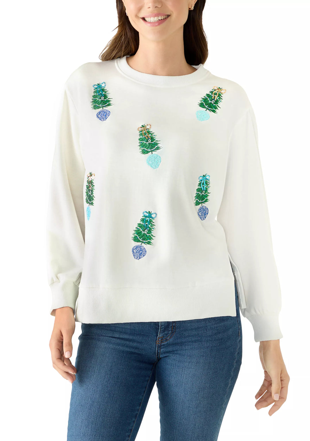 Lakelyn Sweatshirt Blue Tree