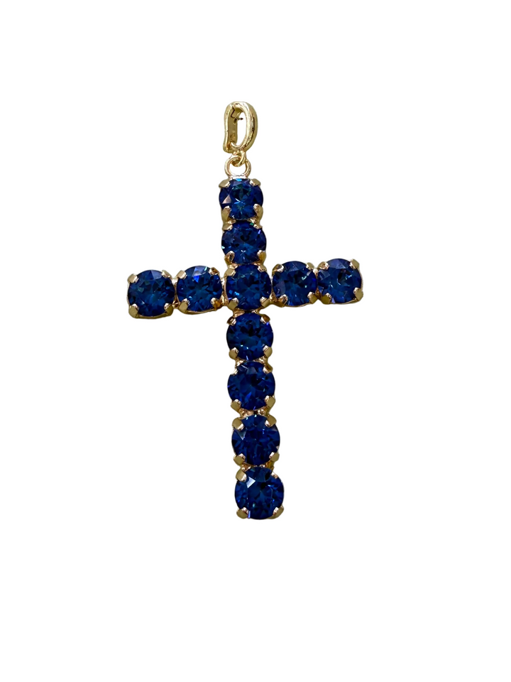 Studded Cross Pendant