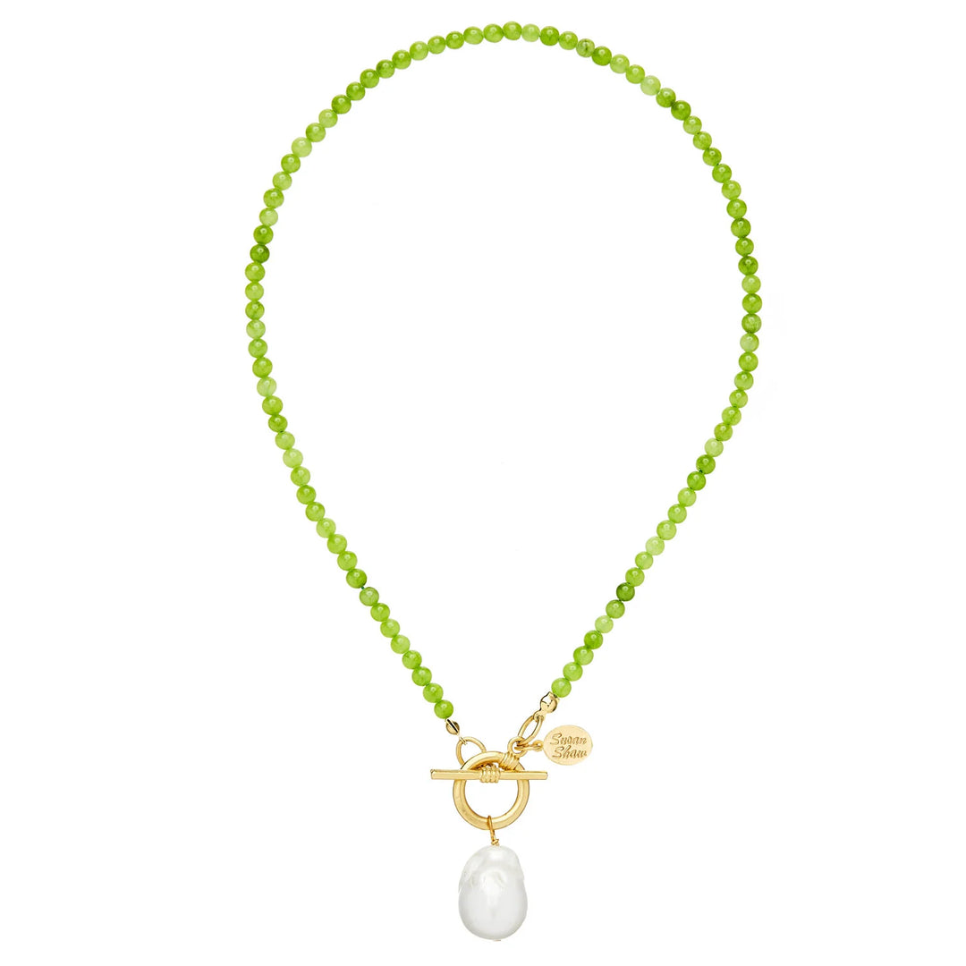 SUSAN SHAW | Katie Necklace •Light Green