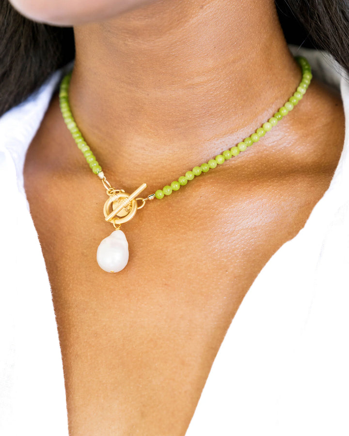 SUSAN SHAW | Katie Necklace •Light Green