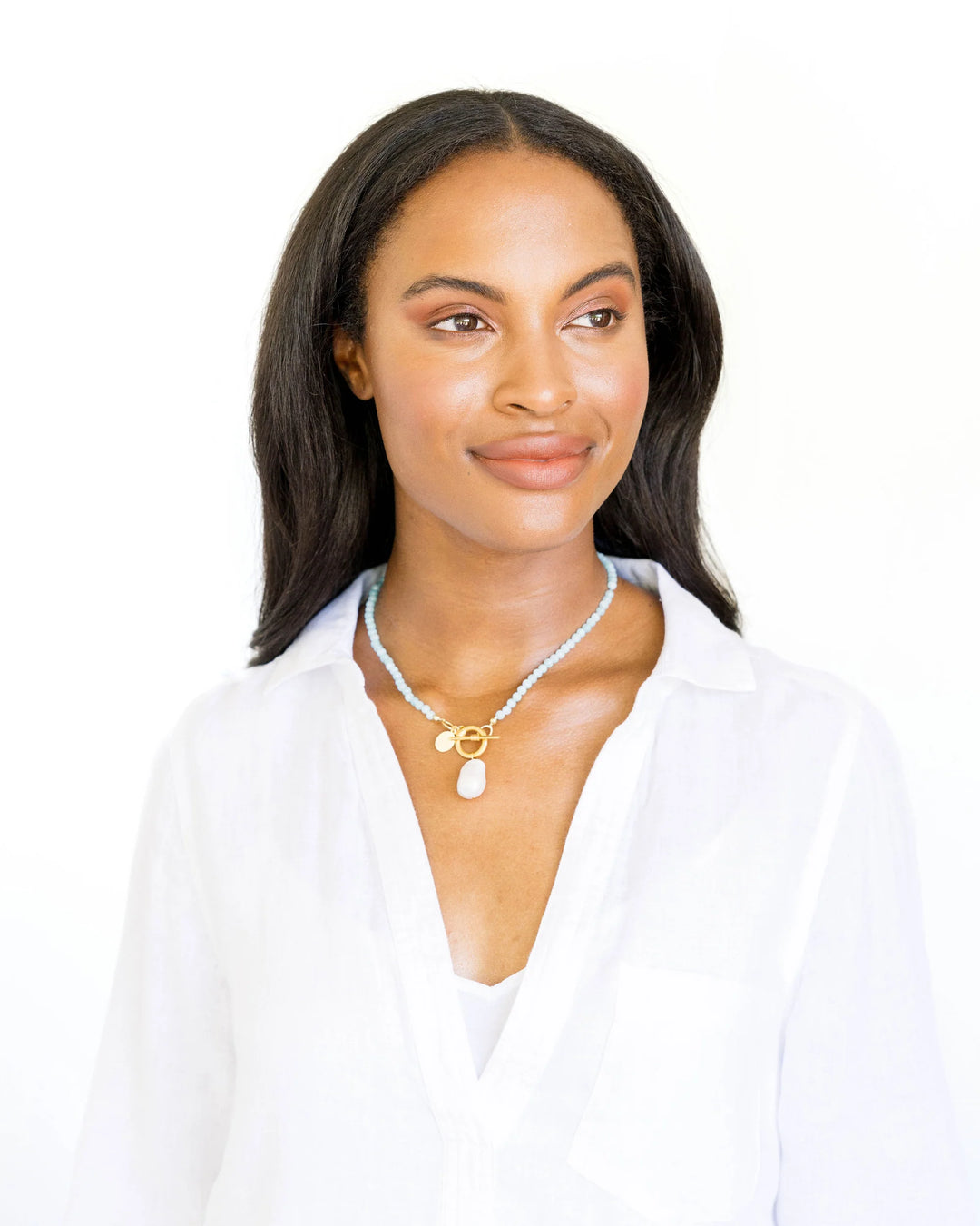 SUSAN SHAW | Katie Necklace •Aqua
