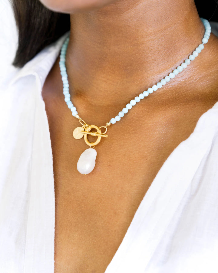 SUSAN SHAW | Katie Necklace •Aqua