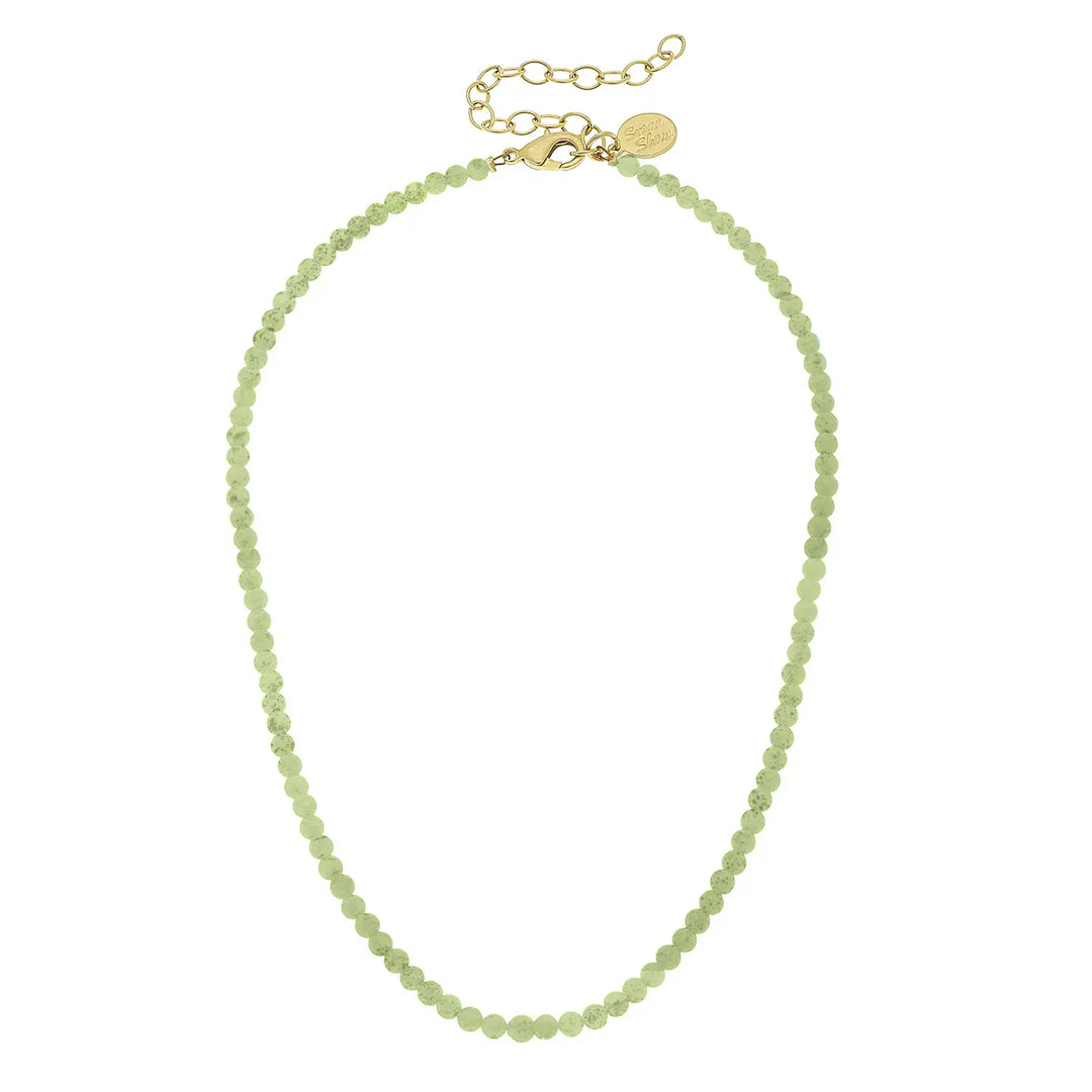 SUSAN SHAW | Alys Necklace • Light Green