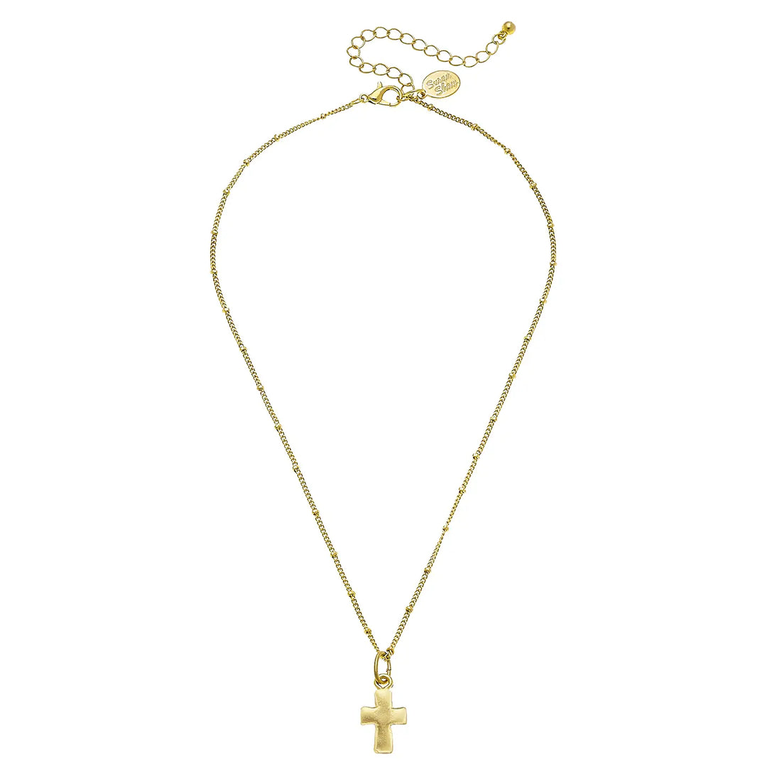 Small Cross Dainty Necklace | SUSAN SHAW