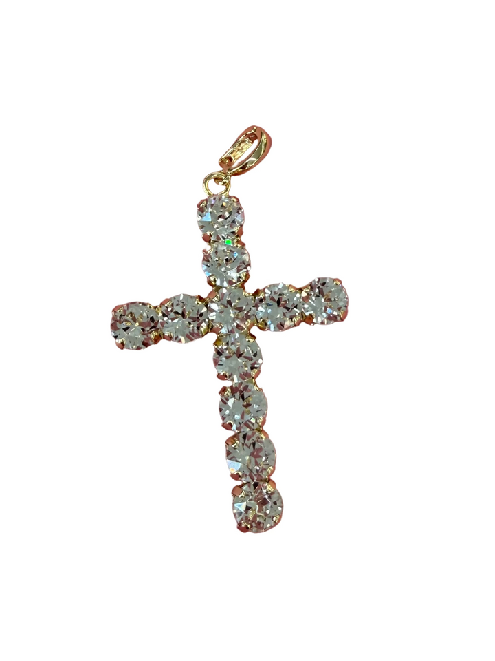 Studded Cross Pendant