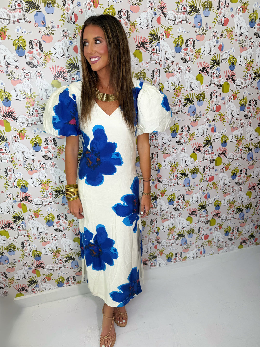 The Blue Willow Maxi