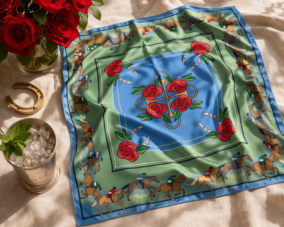 Roses &amp; Reins Scarf | TATUM JAMES DESIGNS
