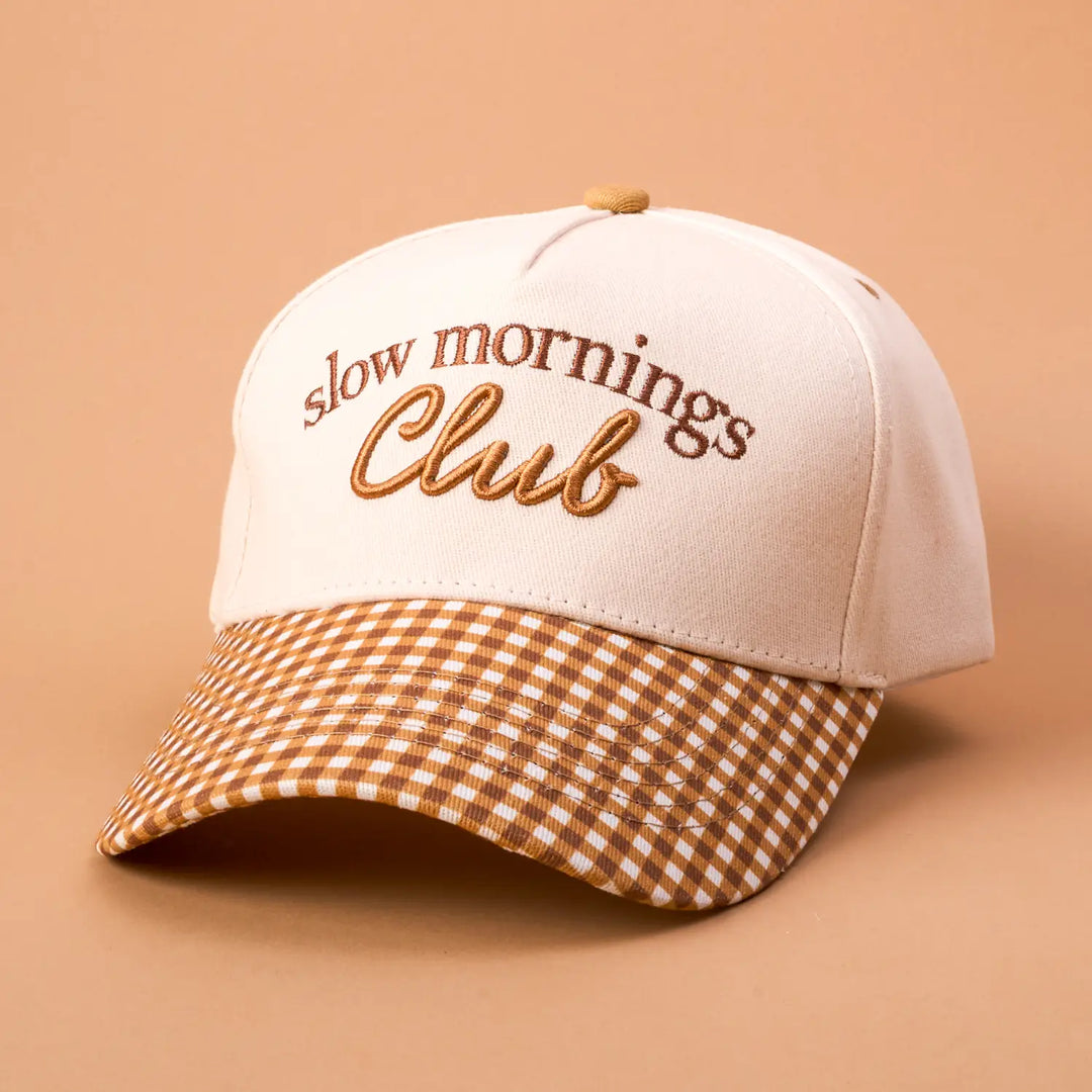 Slow Mornings Club Hat