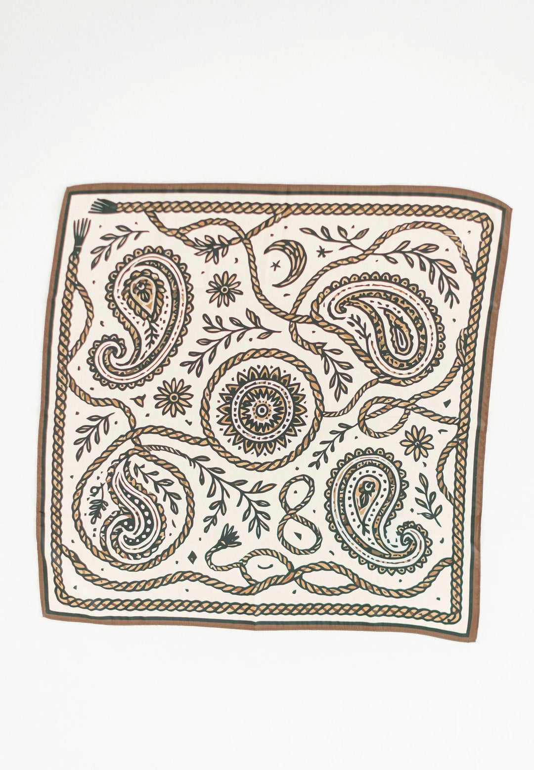 TATUM JAMES DESIGNS | Brown and Black Western Scarf
