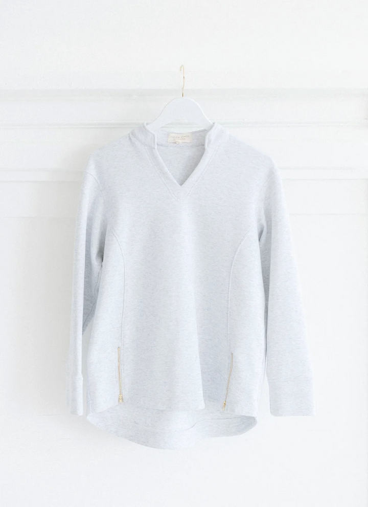 Tatum James Addison Top | Grey