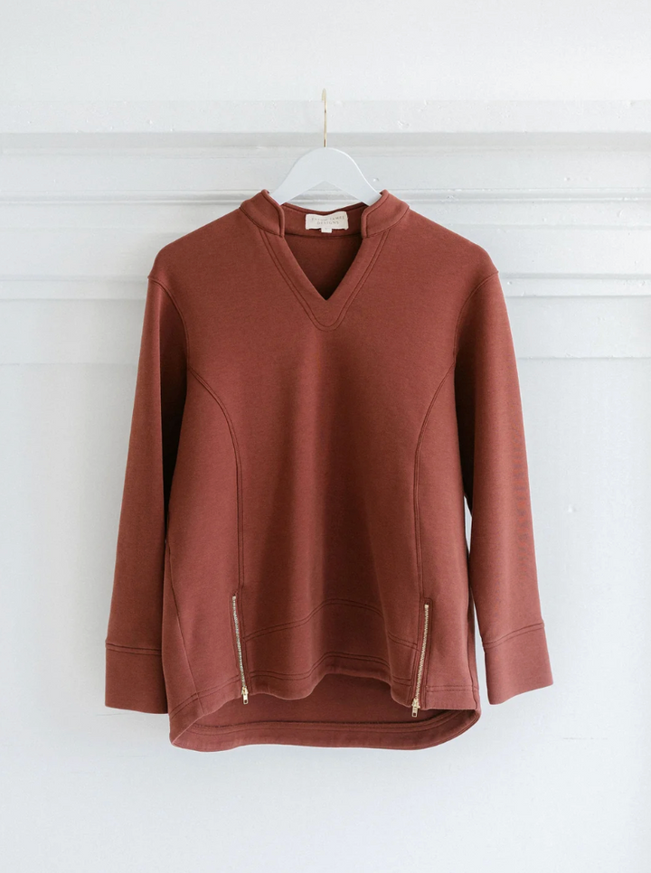 Tatum James Addison Top | Brown